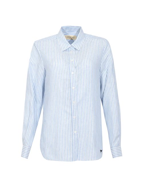 Camicia WKDGIURATO in lino a righe WEEKEND MAX MARA | 2615111182600015